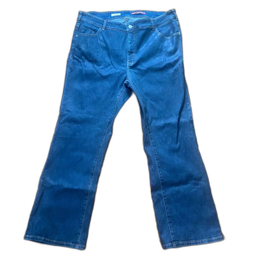 Pilcro The Demilune Boot Jeans 20W (Plus Size) Dark Wash New Without Tags